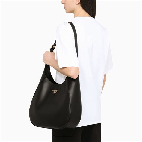 borsa prada donna nera|borse a spalla prada.